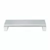 StarTech.com Ergonomic Monitor Riser Stand, Up to 33lb/15kg, Fixed height 3.5in/9cm, Desktop Computer Monitor/Laptop Riser, Steel Platform, Quick Assembly, Optimize Desk Space