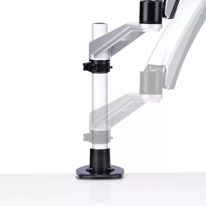 StarTech.com Monitor Desk Mount For 27in 16:9 or 30in 21:9 Ultrawide Screens, VESA 75x75/100x100, Tool-Less Arm Adjustments, C-Clamp/Grommet, Spring-Assisted Arm