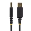 StarTech.com 1ft (30cm) USB to Null Modem Serial Adapter Cable, COM Retention, FTDI, USB-A to DB9 RS232, Interchangeable DB9 Nuts/Screws, Windows/macOS/Linux