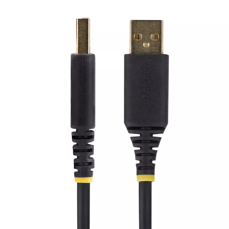 StarTech.com 1ft (30cm) USB to Null Modem Serial Adapter Cable, COM Retention, FTDI, USB-A to DB9 RS232, Interchangeable DB9 Nuts/Screws, Windows/macOS/Linux