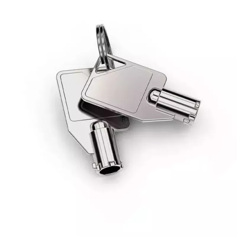 Security Cable Lock Compulocks CL02H Dual Head Coiled T-bar