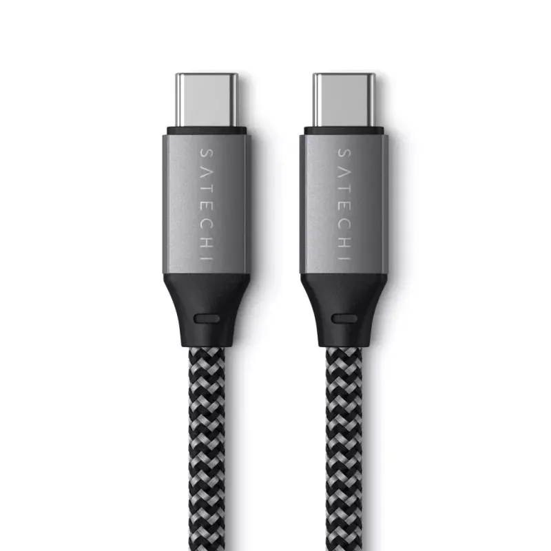 USB C to USB C cable Satechi ST-TCC2MM — 2 m, Black/Grey, 0.48 Gbit/s