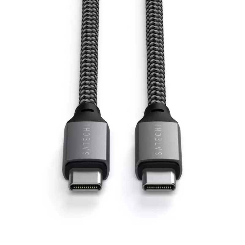 USB C to USB C cable Satechi ST-TCC2MM — 2 m, Black/Grey, 0.48 Gbit/s