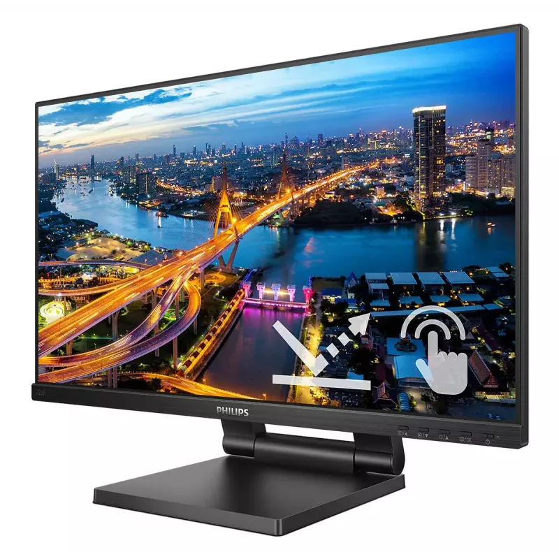 Philips B Line 222B1TC/00 computer monitor 54.6 cm (21.5 inch) 1920 x 1080 pixels Full HD LED Touchscreen Black