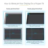 StarTech.com 24-inch 16:9 Gold Monitor Privacy Screen, Reversible Filter w/Enhanced Privacy, Glossy Computer Security Filter, Removable Screen Protector/Shield, +/- 30 Deg.