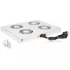 Cooling fan ROLINE 19-inch roof fan unit 4 fans Thermostat grey