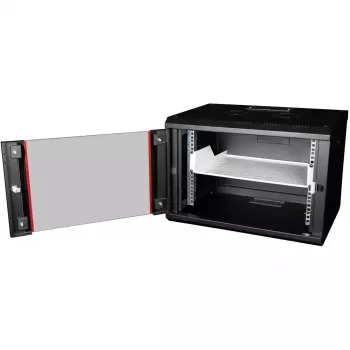 Rack shelf ROLINE 19-inch 2 U 350 T 25kg load capacity grey