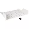 Rack shelf ROLINE 19-inch 2 U 350 T 25kg load capacity grey