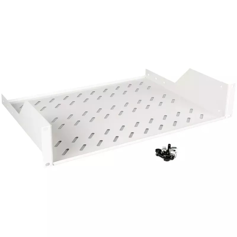 Rack shelf ROLINE 19-inch 2 U 350 T 25kg load capacity grey