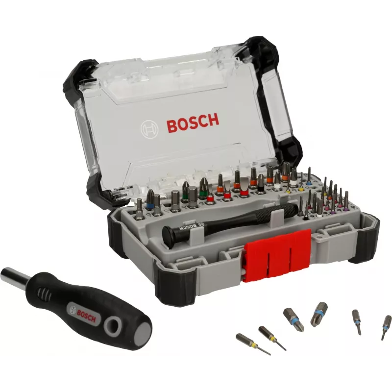 Screwdriver bit set Bosch PB SDB 42 pieces — precision and standard bits