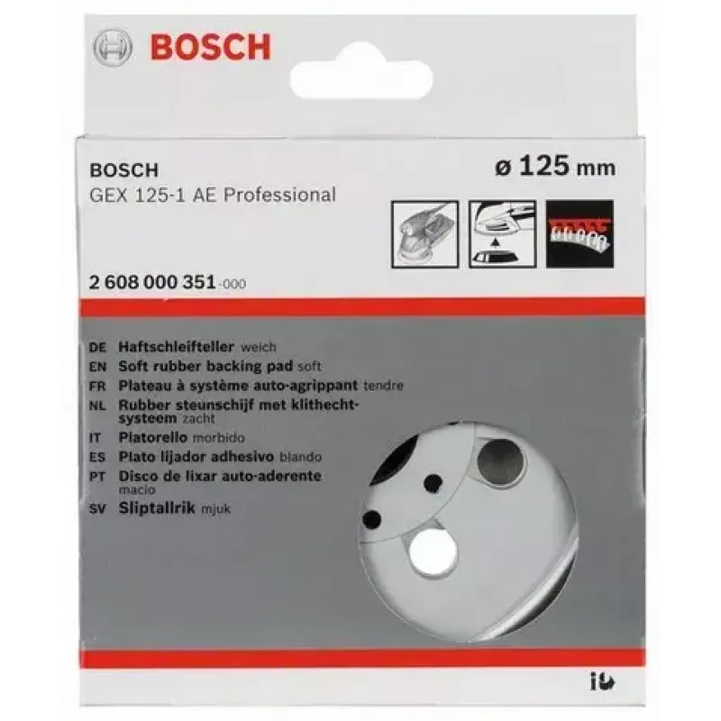 Sanding pad Bosch 2 608 000 351 1 pc