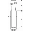 Bosch 2 608 628 346 router bit Laminate trim bit 1 pc(s)