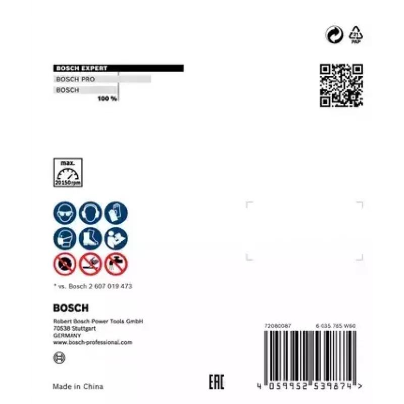 Bosch 2 608 900 652 rotary tool grinding/sanding supply Tile, Ceramic, Stone Cut-off disc
