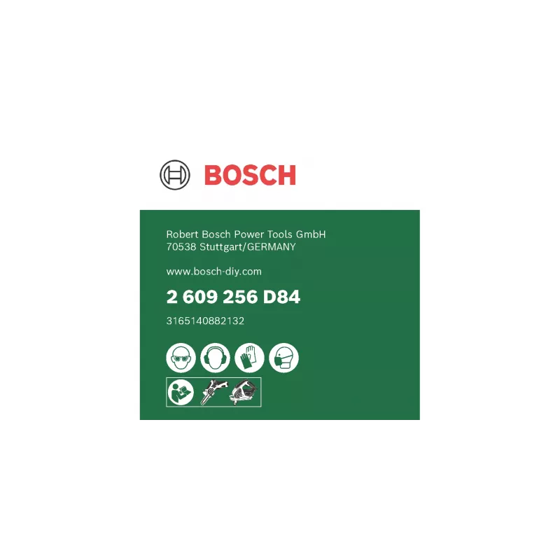 Handheld nanoBLADE wood cutting blade Bosch Wood Speed 50 (model 2609256D84) for precise straight cuts