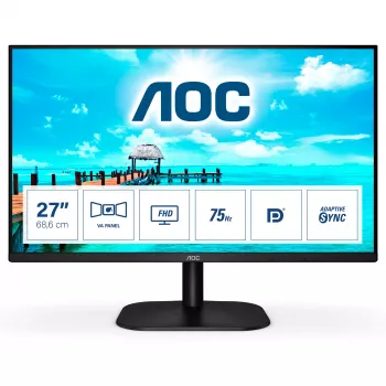 AOC B2 27B2QAM computer monitor 68.6 cm (27 inch) 1920 x 1080 pixels Full HD LED Black