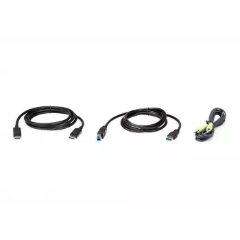 KVM cable ATEN 2L-7D02UDPX3 1.8m USB DisplayPort