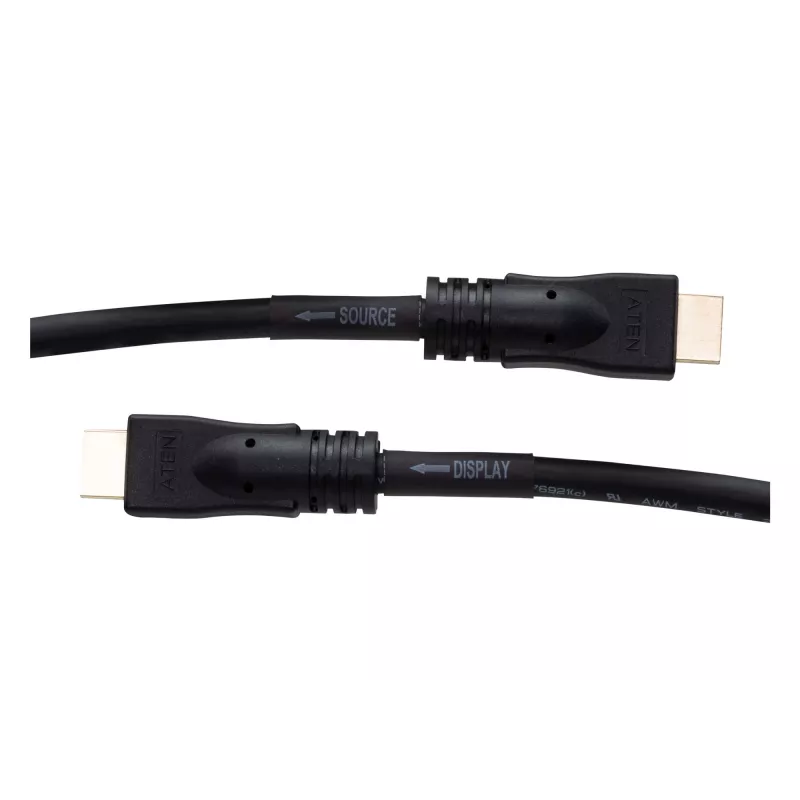 ATEN High Speed HDMI Cable with Ethernet 4K (4096 x 2160 @30Hz); 20 m HDMI Cable with Ethernet