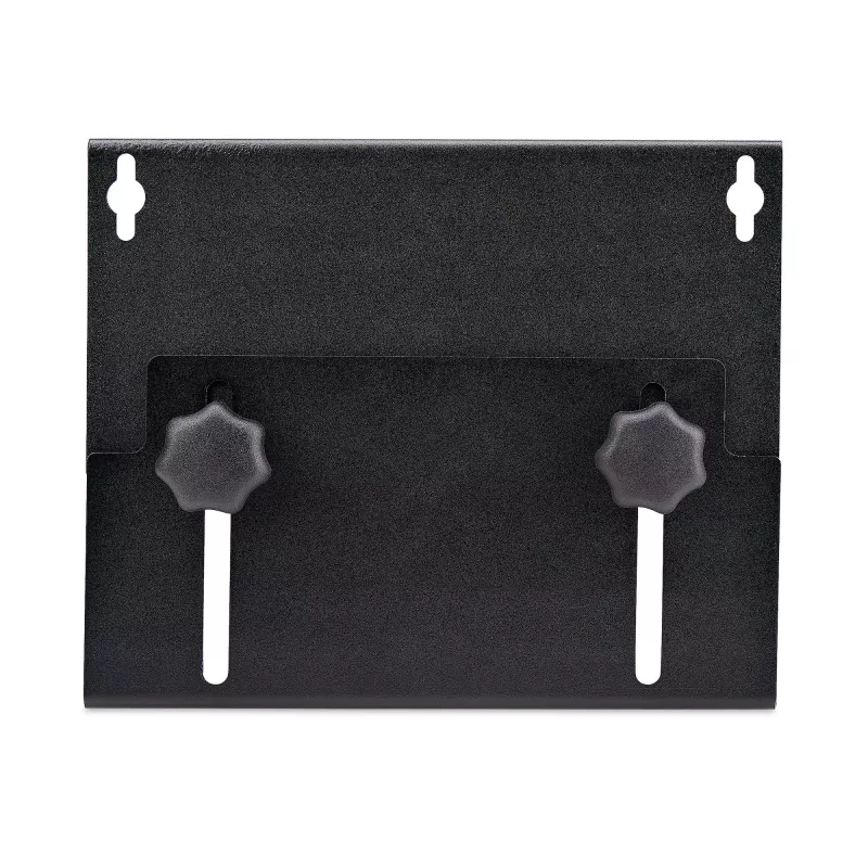 StarTech.com PC Wall Mount Bracket, Supports Desktop Computers Up To 40lb (18kg), Tool-Less Adjustments 1.9-7.8in (50-200mm), Heavy-Duty Wall Mount Shelf/Holder for PC Case/Tower