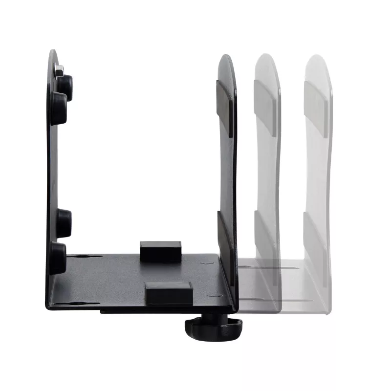 StarTech.com PC Wall Mount Bracket, Supports Desktop Computers Up To 40lb (18kg), Tool-Less Adjustments 1.9-7.8in (50-200mm), Heavy-Duty Wall Mount Shelf/Holder for PC Case/Tower