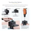 StarTech.com Triple Monitor Desk Mount For Up To Three 27in Screens, VESA 75x75/100x100, Tool-Less Arm Adjustments, C-Clamp/Grommet Mount, Spring-Assisted Arms
