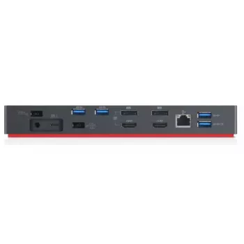 Lenovo 40AN0135EU laptop dock/port replicator Wired Thunderbolt 3 Black, Red