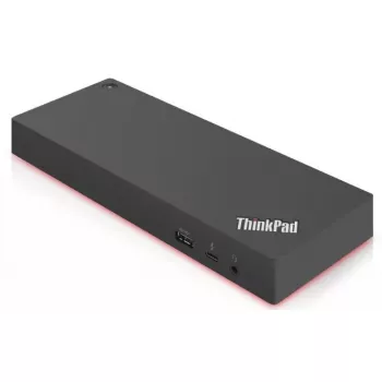 Lenovo 40AN0135EU laptop dock/port replicator Wired Thunderbolt 3 Black, Red