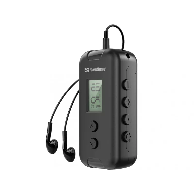 Portable Radio Sandberg 421-00 FM 76-109 MHz Black