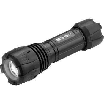 Sandberg Survivor Torch for AAA battery, Hand flashlight, Black, Aluminium, LED, 3 W, 150 lm