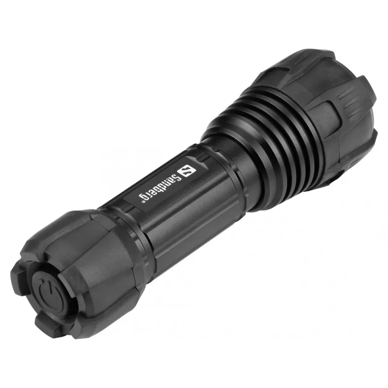 Sandberg Survivor Torch for AAA battery, Hand flashlight, Black, Aluminium, LED, 3 W, 150 lm