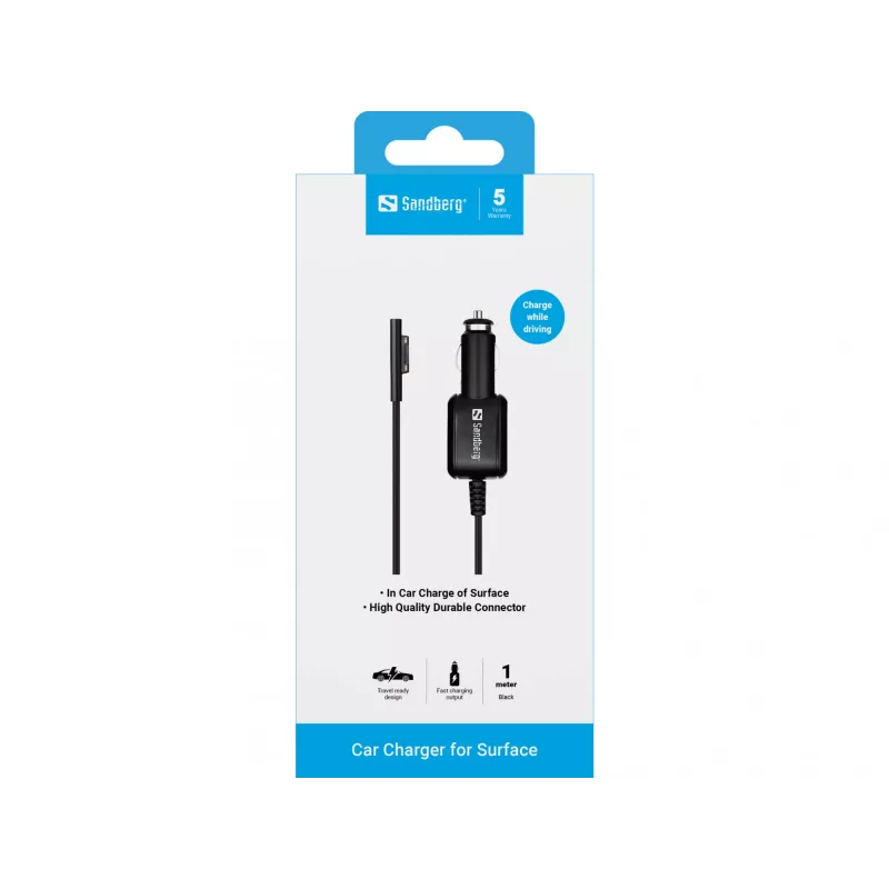 Car Charger Sandberg 441-00 for Surface