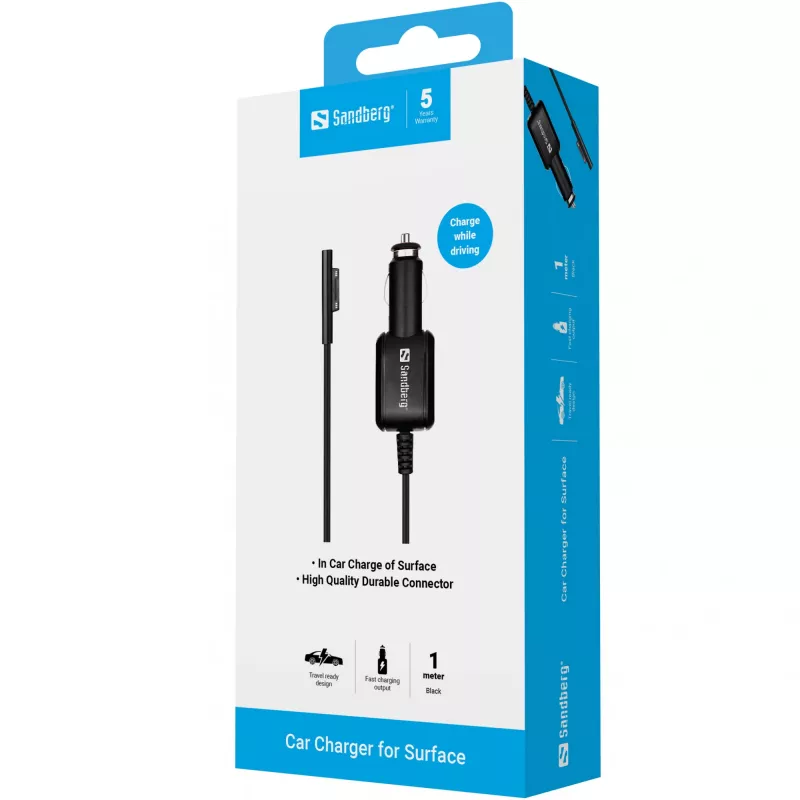 Car Charger Sandberg 441-00 for Surface