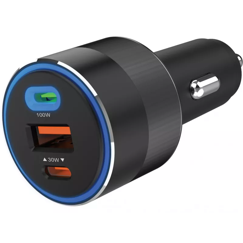 Car Charger Sandberg 3in1 130W USB-C PD Fast Charging Universal
