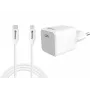 AC Charger Sandberg 20W USB-C +Lightning 1M Fast Charging White