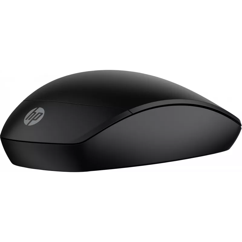 HP 235 Slim Wireless Mouse, Ambidextrous, Optical, RF Wireless, 1600 DPI, Black