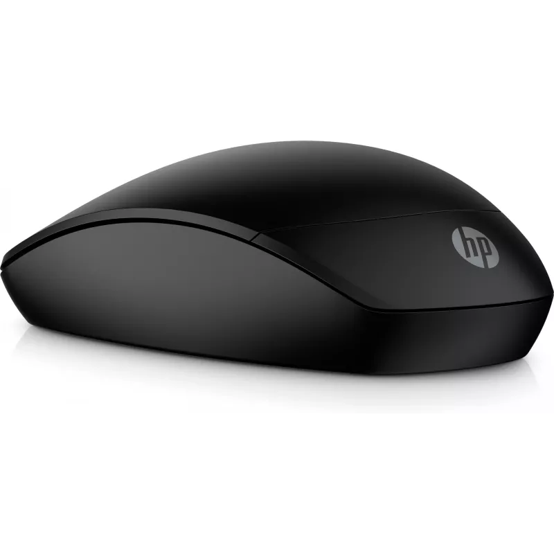 HP 235 Slim Wireless Mouse, Ambidextrous, Optical, RF Wireless, 1600 DPI, Black