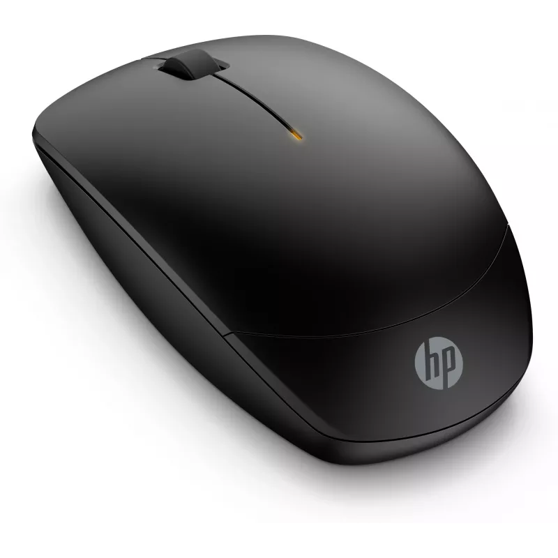 HP 235 Slim Wireless Mouse, Ambidextrous, Optical, RF Wireless, 1600 DPI, Black