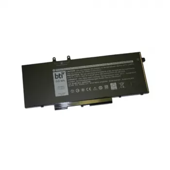 BTI replacement 4-cell laptop battery for Dell Precision/Latitude series — 7.6V 68Wh (8500 mAh), Lithium Polymer, black