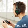HyperX CloudX Flight - Wireless Gaming Headset (Black-Green) - Xbox