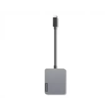 Lenovo 4X91A30366 laptop dock/port replicator Wired USB 2.0 Type-C Grey