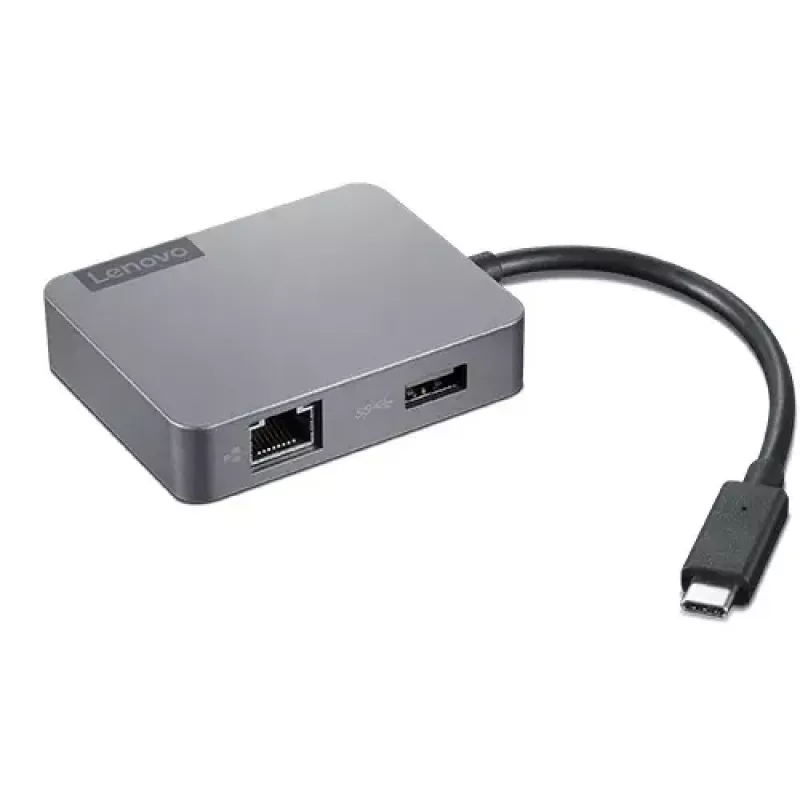 Lenovo 4X91A30366 laptop dock/port replicator Wired USB 2.0 Type-C Grey