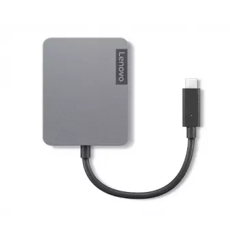 Lenovo 4X91A30366 laptop dock/port replicator Wired USB 2.0 Type-C Grey