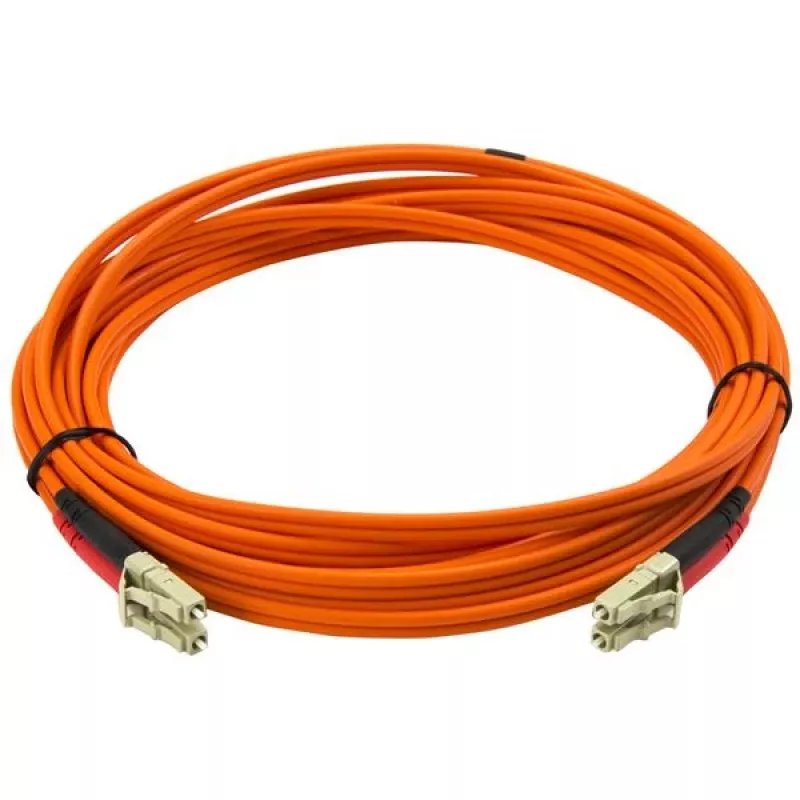StarTech.com 5m Fiber Optic Cable - Multimode Duplex 50/125 - LSZH Fiber Jumper Cord - LC/LC