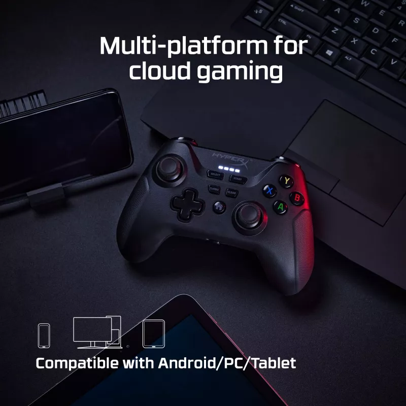 HyperX Clutch - Wireless Gaming Controller (Black) - Mobile PC
