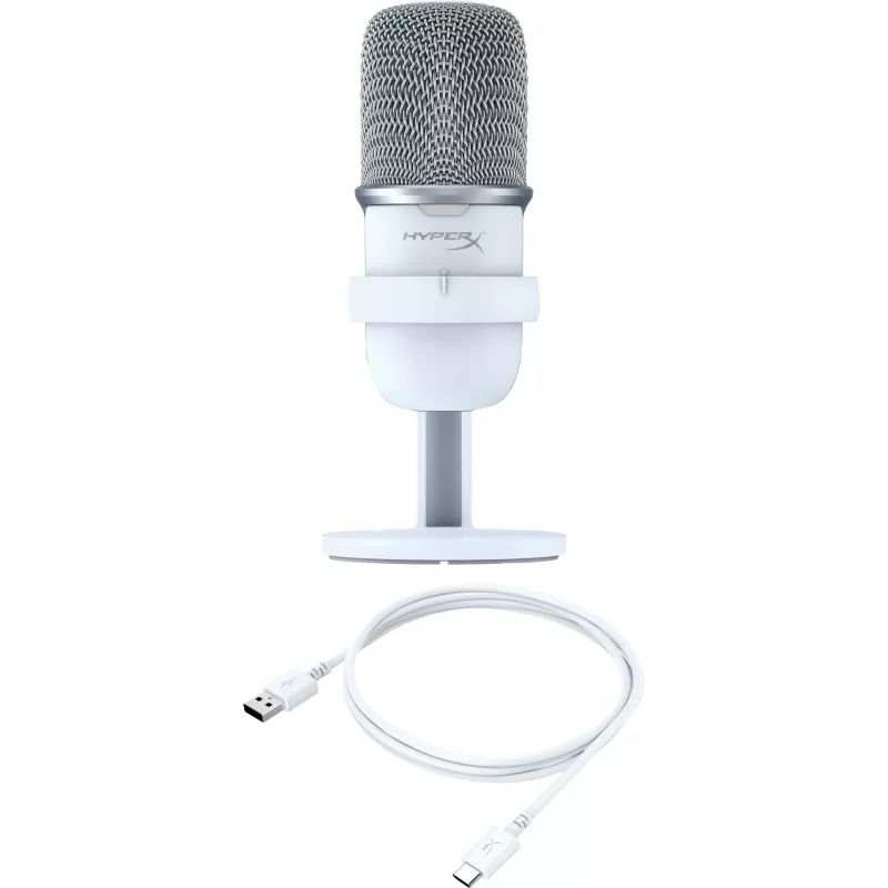 HyperX SoloCast - USB Microphone (White)