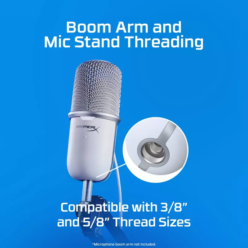 HyperX SoloCast - USB Microphone (White)