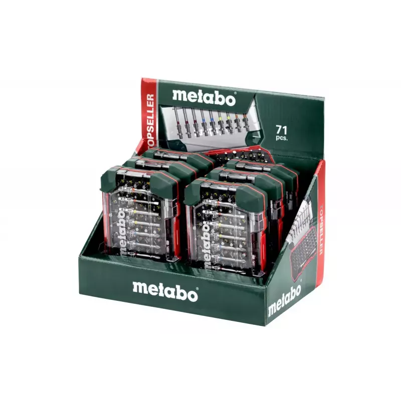 Screwdriver Bit Set Metabo Bit box SP 69 pcs