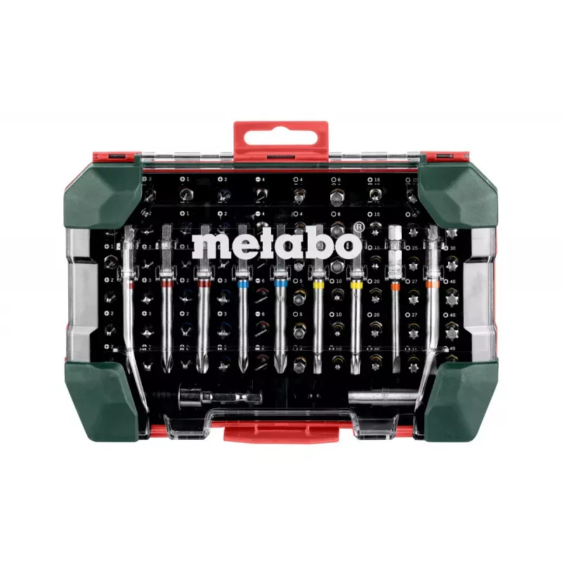 Screwdriver Bit Set Metabo Bit box SP 69 pcs