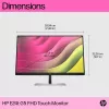 Monitor HP E24t G5 23.8 inch Touch Full HD LCD 1920x1080