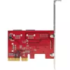 StarTech.com SATA PCIe Card - 6 Port PCIe SATA Expansion Card - 6Gbps - Low/Full Profile - Stacked SATA Connectors - ASM1166 Non-Raid - PCI Express to SATA Converter