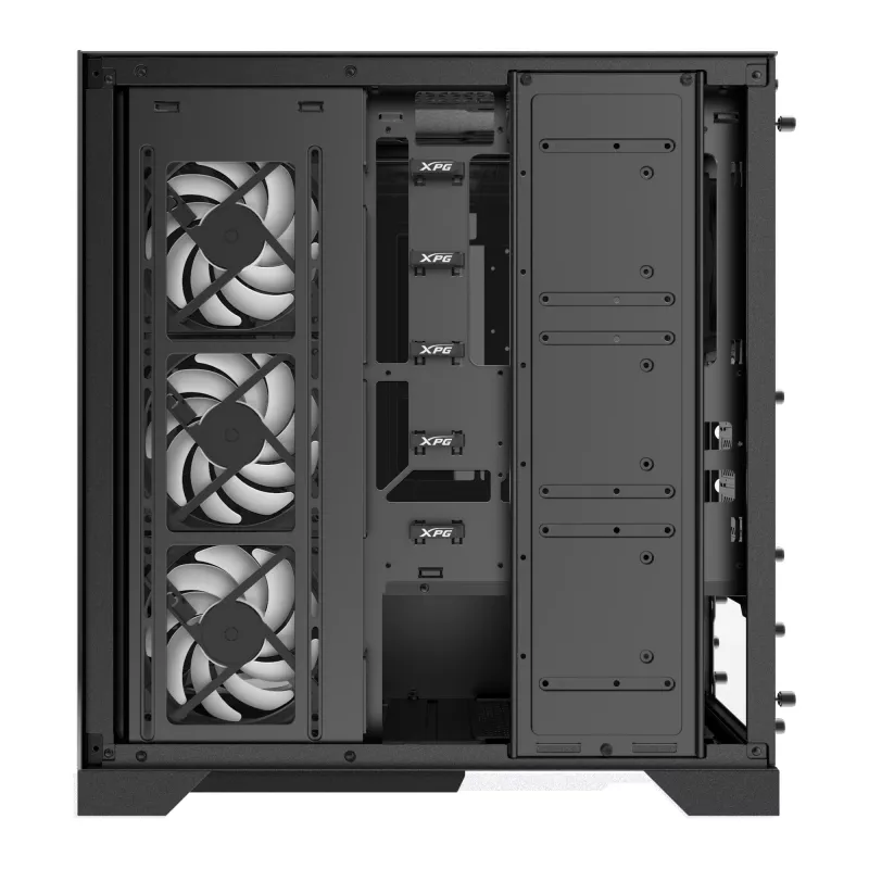XPG INVADER X WOF Mid-Tower Black, Midi Tower, PC, Black, ATX, micro ATX, Mini-ITX, SPCC, 17.5 cm